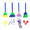 4pcs Broom Spin