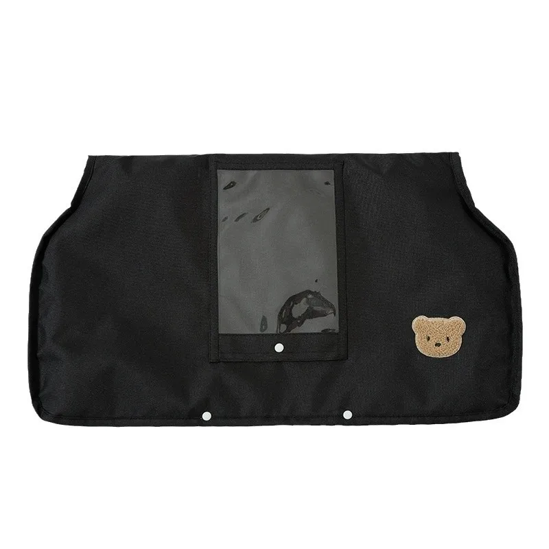 Manoplas cálidas con asa para cochecito con forro polar: accesorio esencial de invierno resistente al viento y engrosado para padres al aire libre. - imagen 5