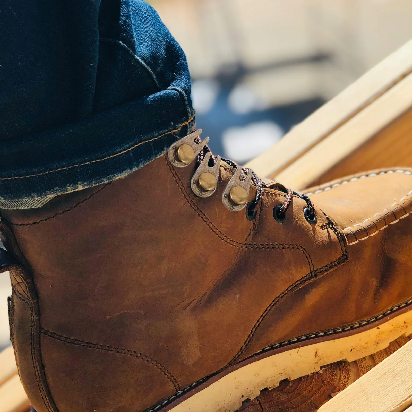 Juego de 20 ganchos de encaje para botas de aleación, remaches decorativos para zapatos de alta gama, sujeción mejorada para senderismo, escalada, calzado para exteriores, zapatillas de deporte - imagen 4