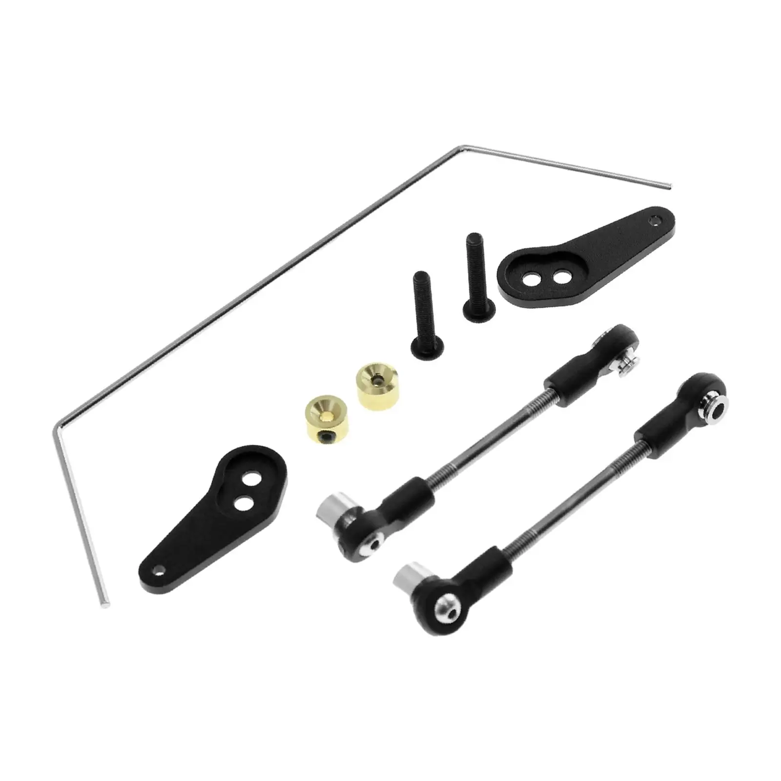 1/10 Scale Universal Portable Spare Parts Stabilizer Set Rear Rear Sway Bar Kits RC Spare Parts for 2WD Bbx-01 BB01 DIY Accs