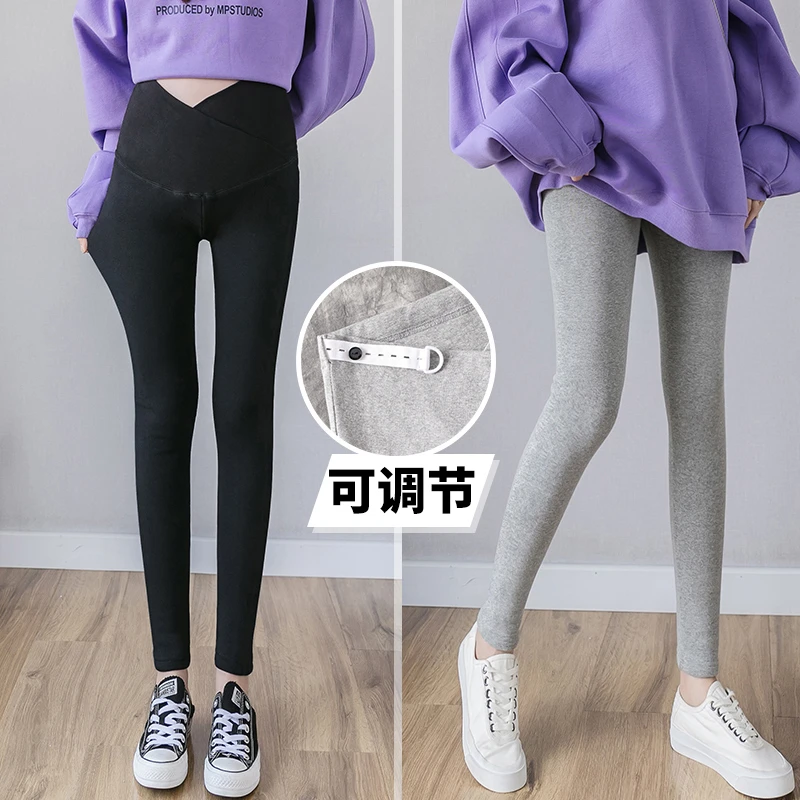 Leggings de maternidad de algodón – Cómodos, ajustados y cálidos - imagen 3