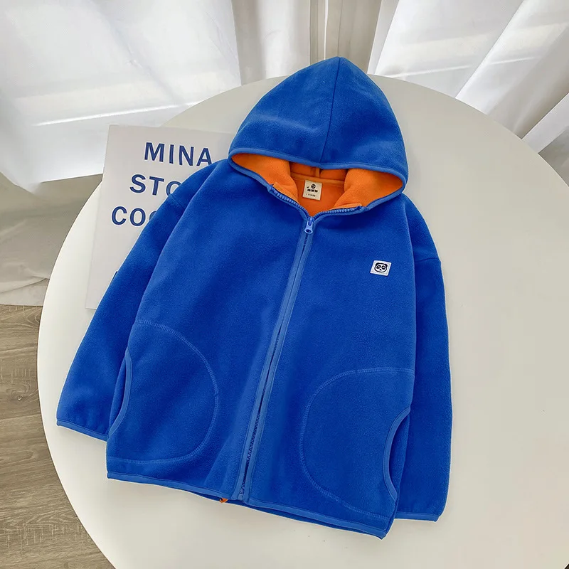 Hai Ma Chaqueta de terciopelo con capucha – Estilo coreano - imagen 5