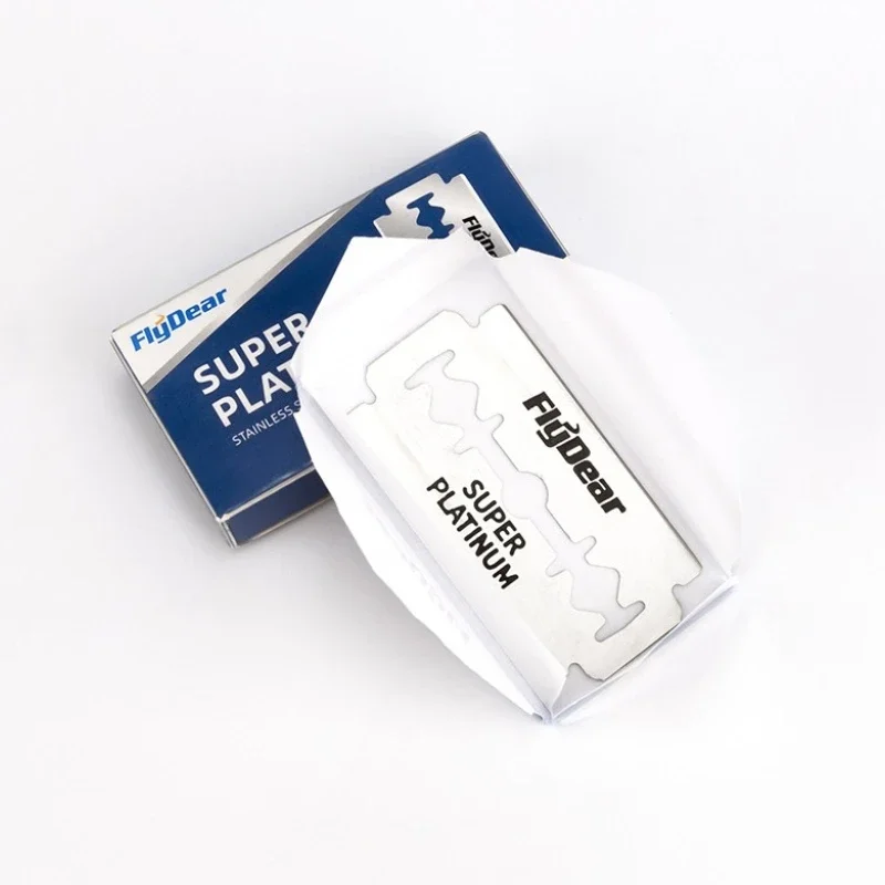 Maquinilla de afeitar clásica Retro de doble filo, maquinilla de afeitar inoxidable, nuevas cuchillas, maquinillas de afeitar de seguridad para hombres, herramienta de peluquero profesional, maquinilla de afeitar para depilación - imagen 2