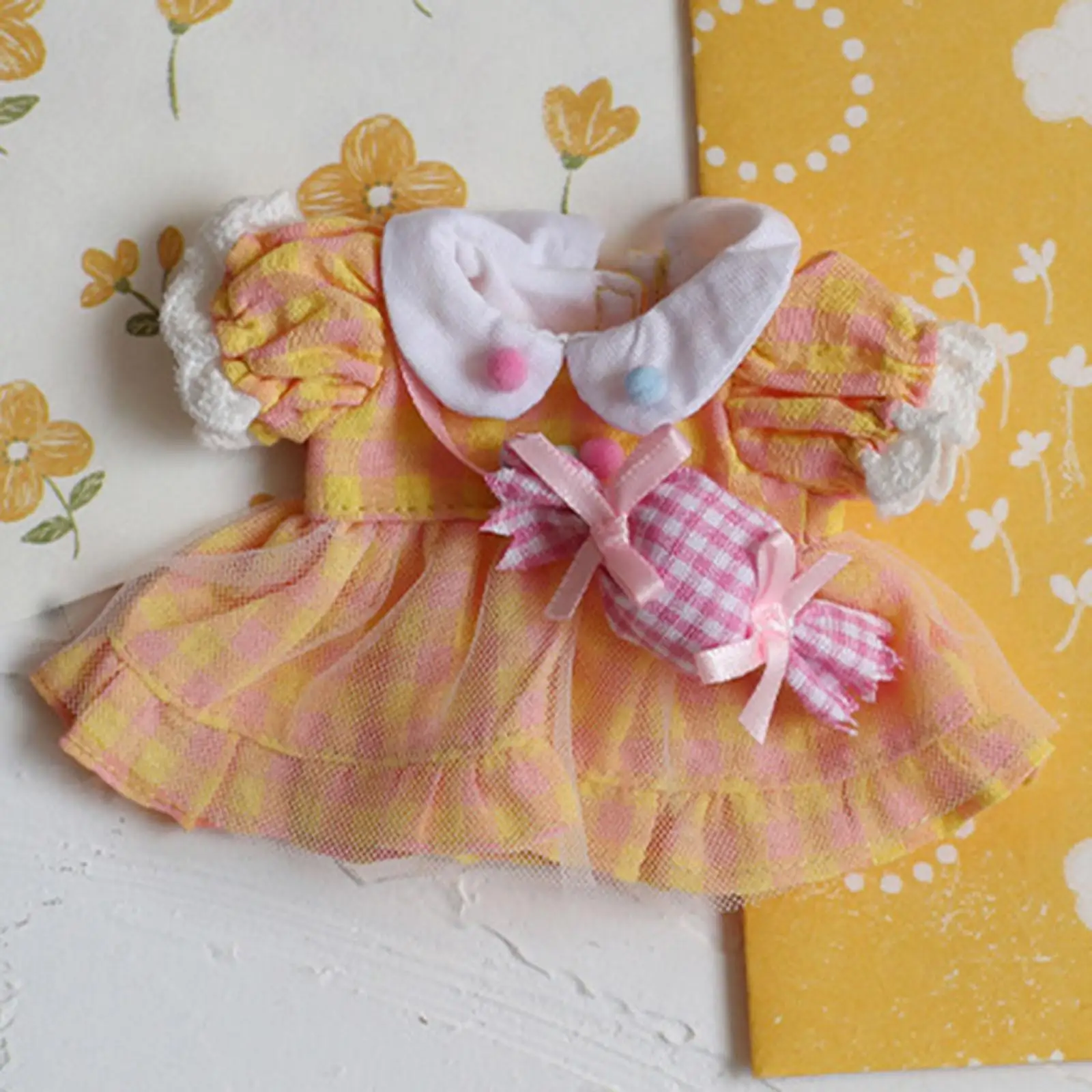 Fashion Doll Dress Costume for 10-15cm Girl Dolls Dress up New Year Gifts, Halloween Gifts