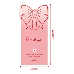 Pegatinas de agradecimiento decorativas para envolver cajas