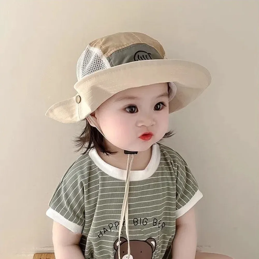 Gorra de lavabo con cordón en tono marrón