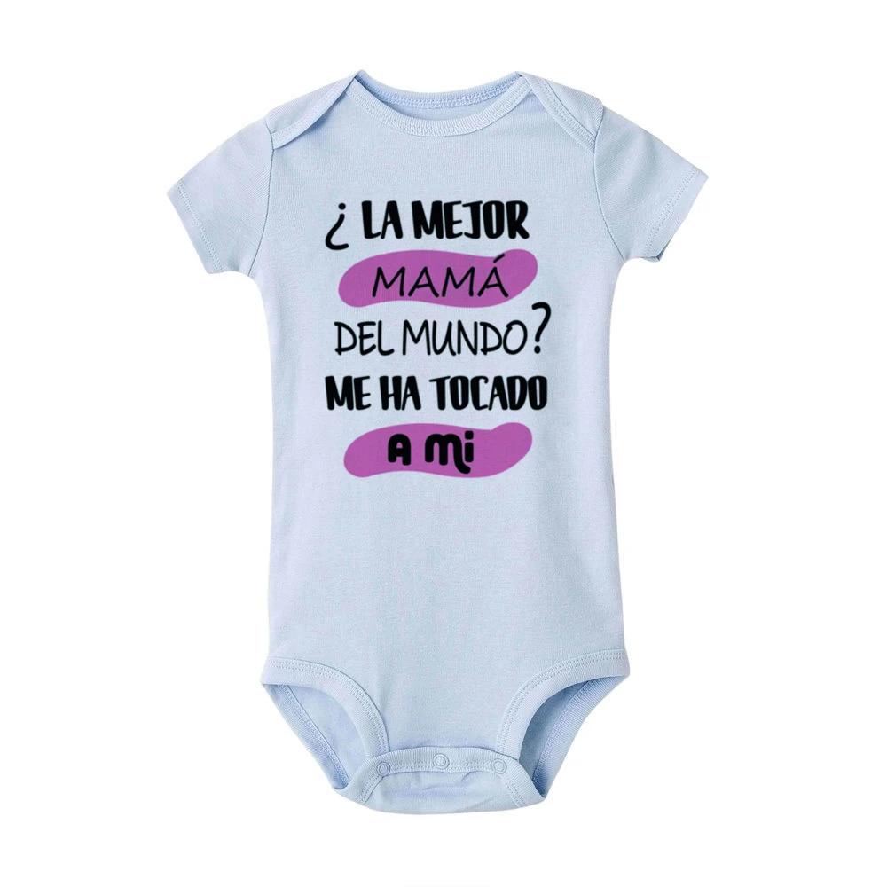 Body para bebé soy una versión mejorada de mamá mameluco para bebé niñas niños ropa Newbron mono traje infantil regalo para niños pequeños - imagen 3