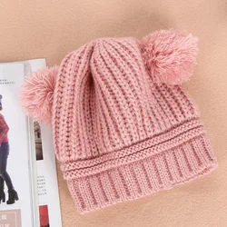 Gorro de punto cálido para bebé – Invierno talla única