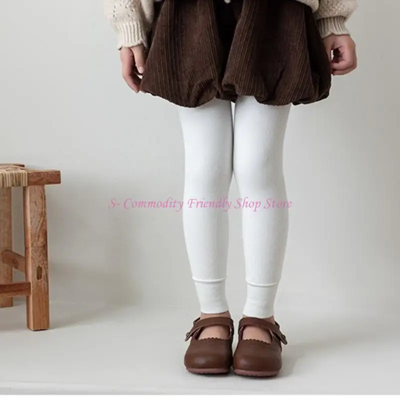 85ae Niños esenciales Bottoms calientes Leggings suaves Pantalones niños Autumn Essential Kids Leggings para refrescarse - imagen 5