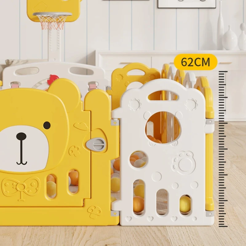 EG305: Parque infantil de interior, tapete para gatear para niños pequeños, valla de seguridad para el hogar |   Zona a prueba de niños, tapete para gatear seguro, portátil - imagen 5