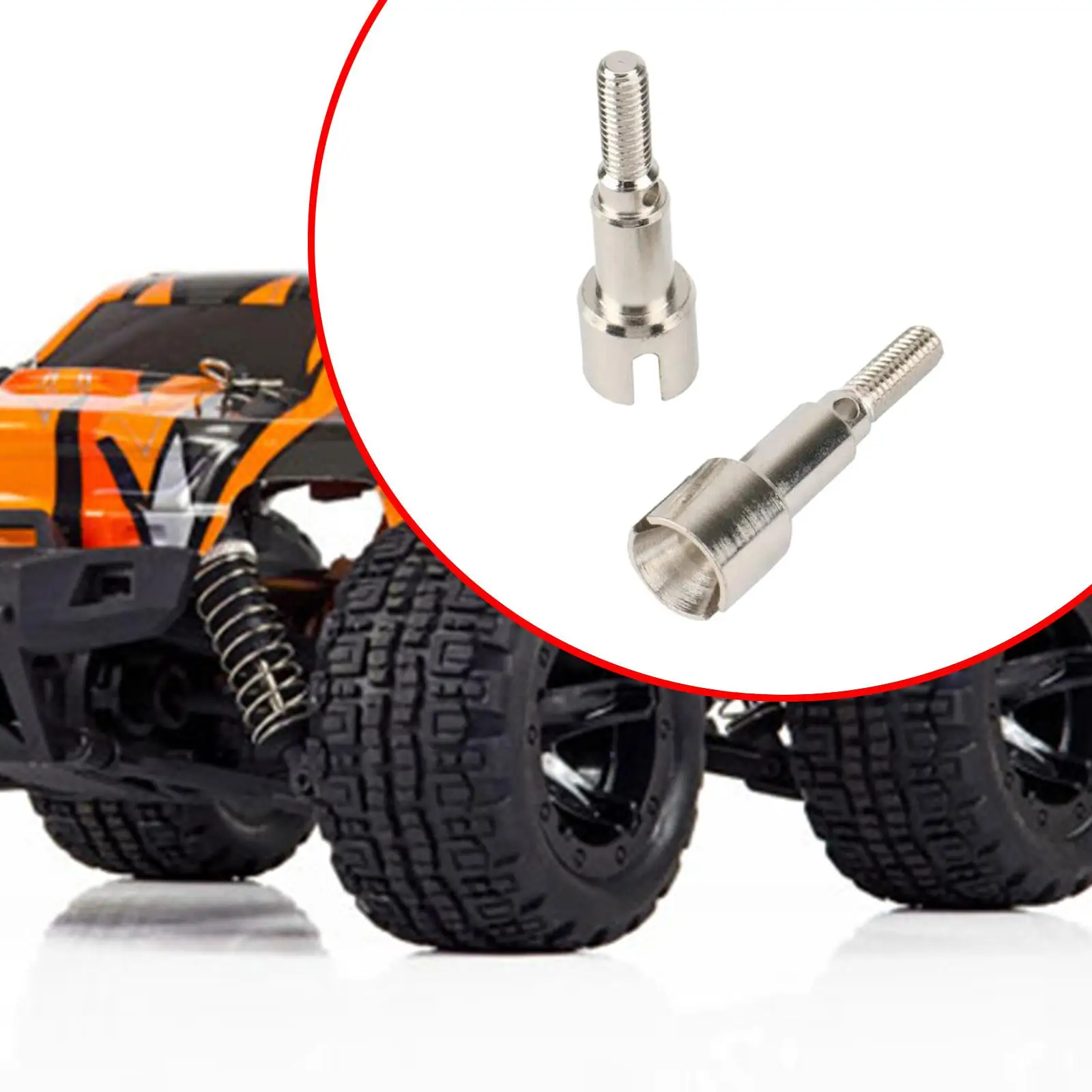 2 Pieces RC Rear Axle Cups RC Car Accessories Replacement Part Upgrade RC Car Accessory Vehicle Upgrade Kits 1/16 RC Truck