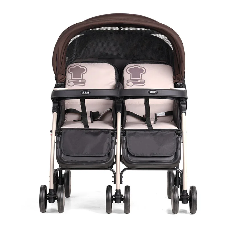 Cochecito doble convertible para gemelos – ligero y compacto - imagen 5