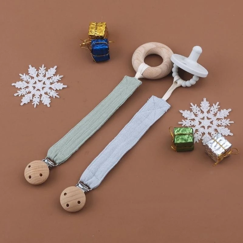 M76C 5pcs Paciente bebé Baby Clip Cadena Soporte soporte pezón para pezones Regalo juguete para niños pequeños - imagen 2