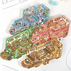 Pegatinas infantiles decorativas de animales para manualidades