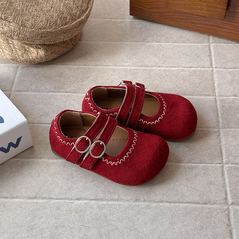 Zapatos Mary Jane de cuero para niñas - Suela suave para fiestas - imagen 4