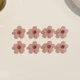 10pcs Pinkrhinestone