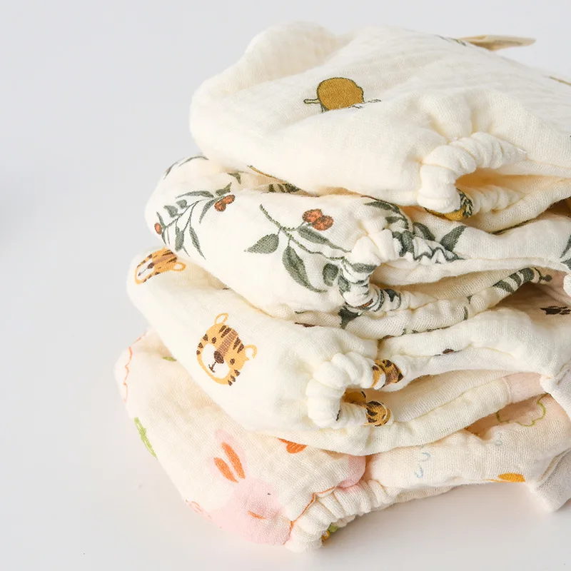Pañales reutilizables de algodón orgánico para bebé – Estampado colorido - imagen 5