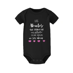 Mono manga corta estampado para bebé – Cómodo y adorable