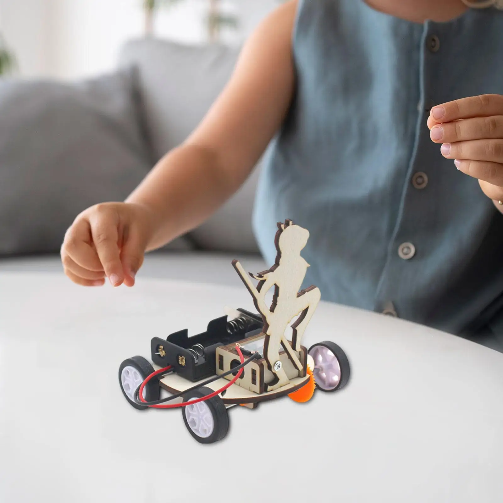 DIY Science Kit 3D Assemble Model Unpainted Wooden Stem Project Toy Children Educational Projects Kit Stem Learning Toy