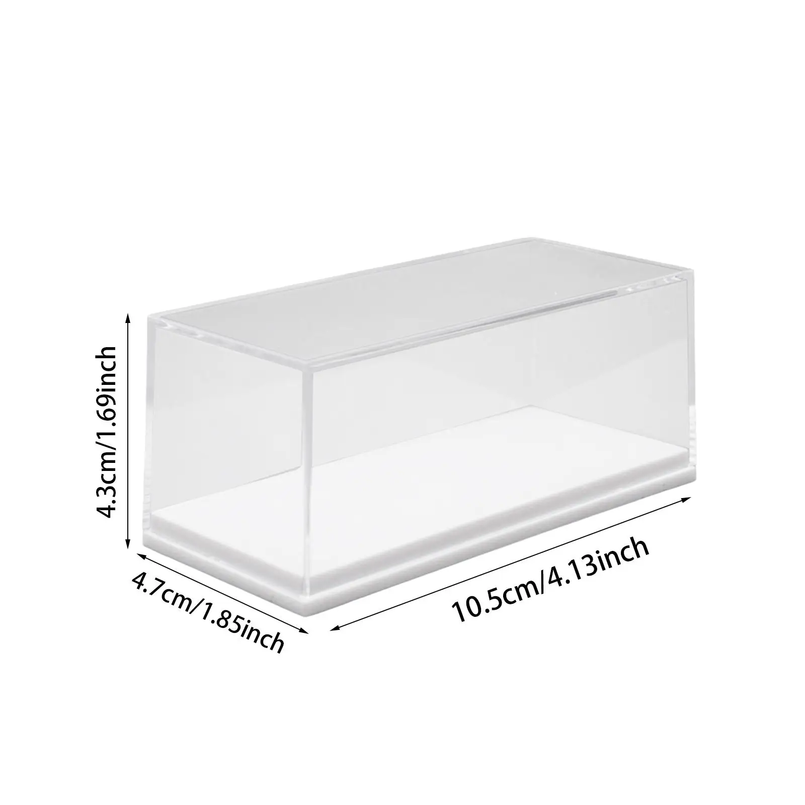 Acrylic Display Case Collection Display Stand for 1:87 Scale Car Souvenirs