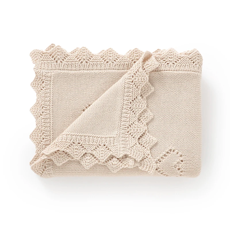 Mantas tejidas para bebé, 90x70cm, algodón ultrasuave, edredón para recién nacidos, niños y niñas, cochecito, ropa de cama, manta envolvente, cosas para dormir - imagen 3