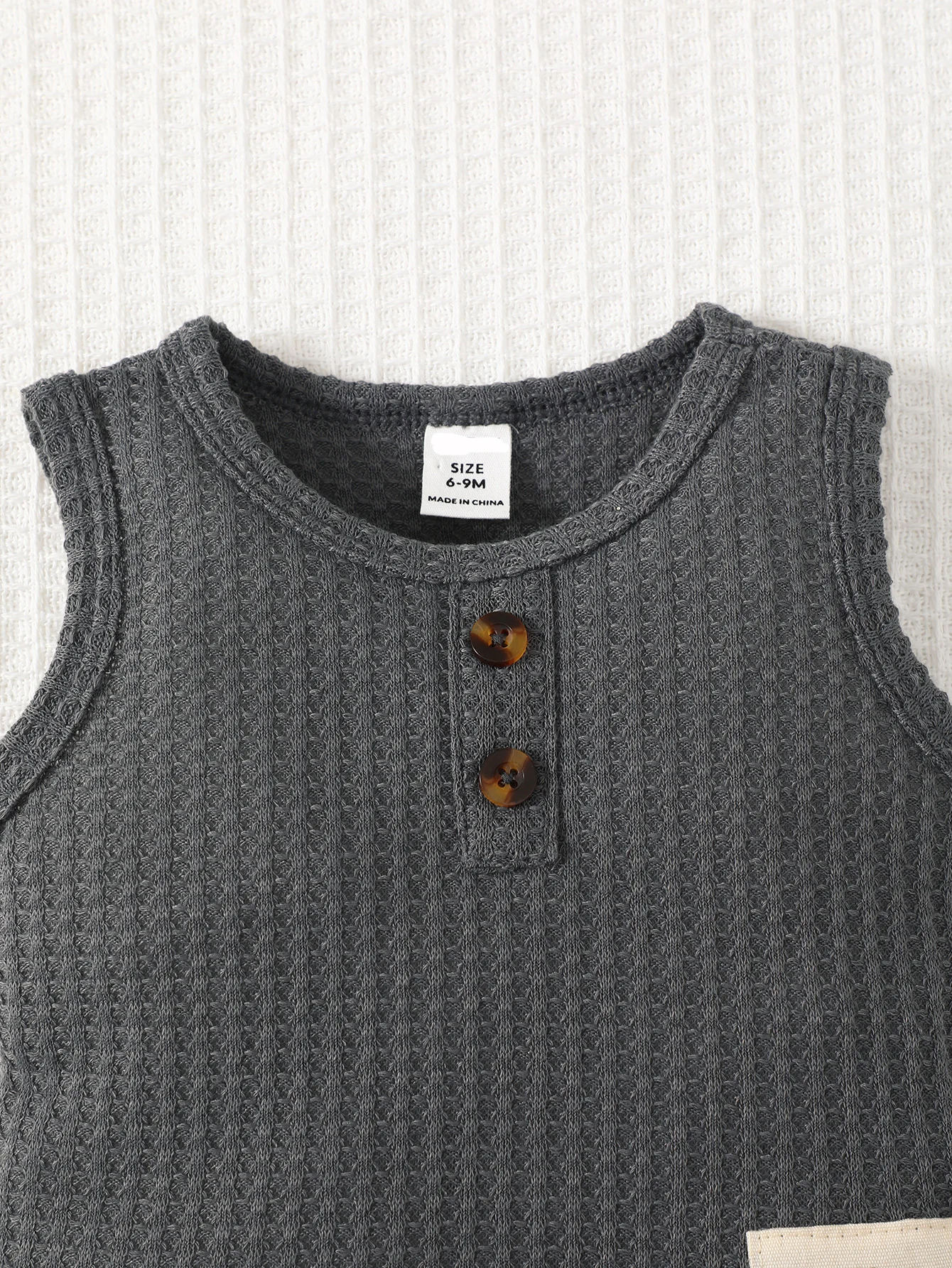 Conjunto de ropa de 2 piezas para bebé, conjunto de Top sin mangas y pantalones cortos, ropa deportiva diaria fresca de verano, trajes para niño pequeño de 1 a 3 años - imagen 3