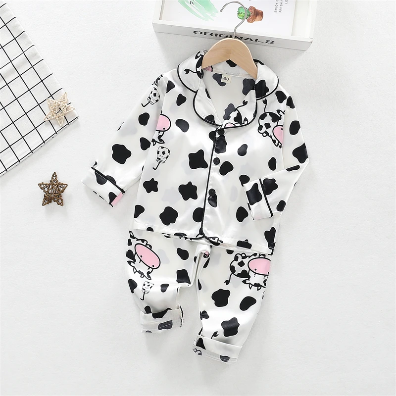 Pijama infantil de manga larga – Conjunto otoño para niñas - imagen 2