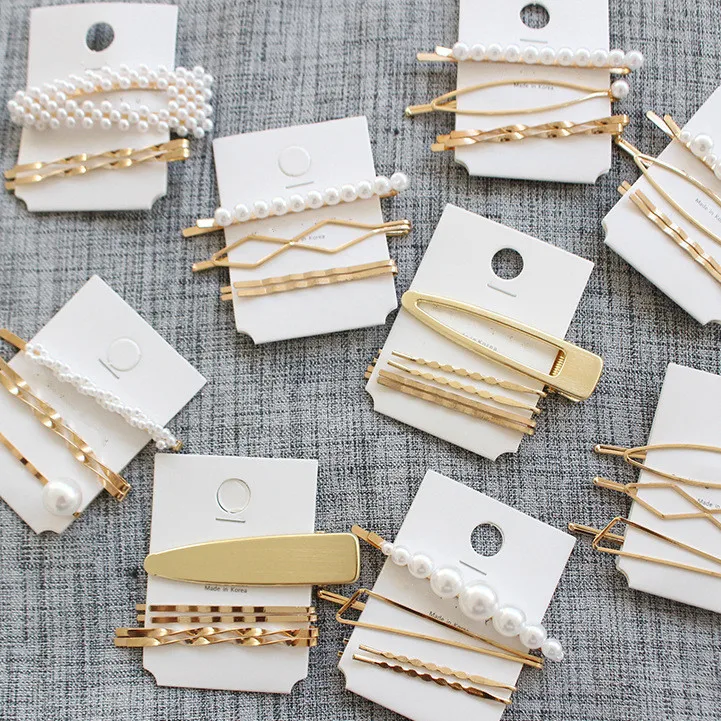 Pinzas para el pelo estilo PERLA para mujer y niña, horquillas elegantes a la moda, accesorios para el cabello, horquilla para fiesta de cumpleaños, tocado, pasadores - imagen 4