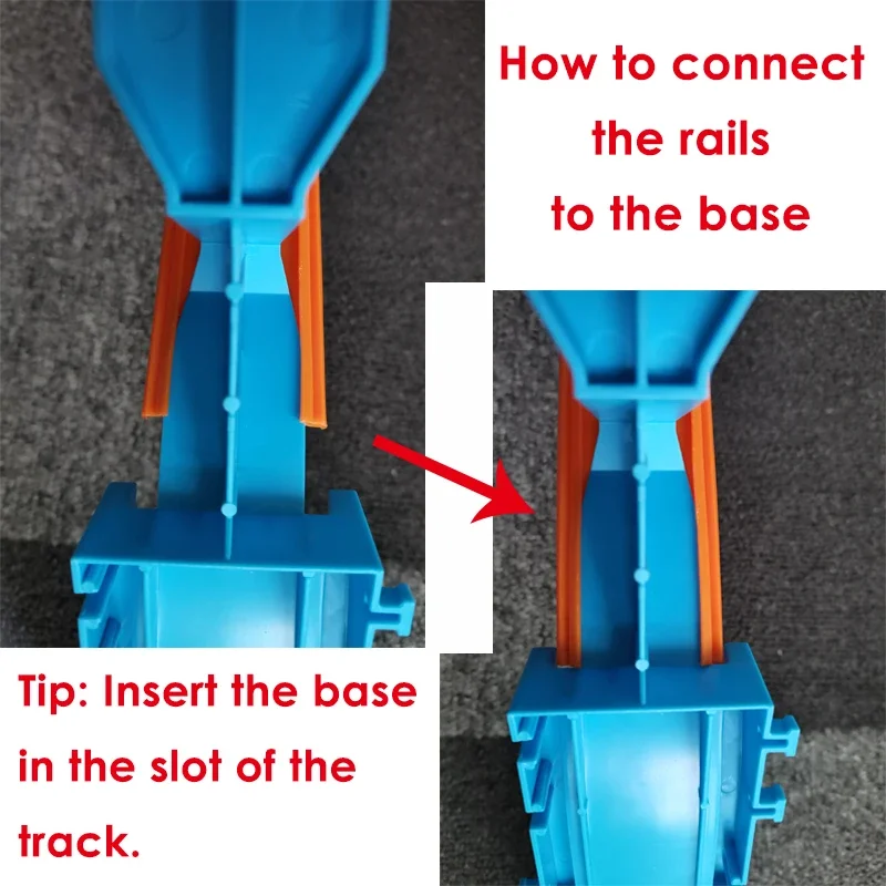 Pista de carreras con coche acrobático para niños – Kit DIY - imagen 5