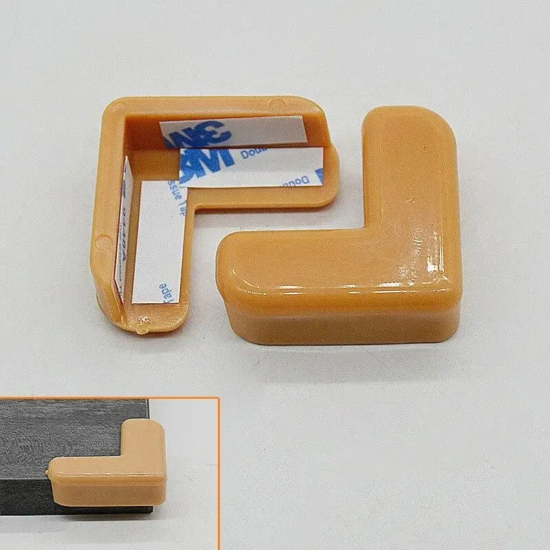4 unids/lote protección de mesa de vidrio anticolisión muebles de goma transparente mesa esquina borde cojín Protector cubierta de bebé - imagen 5