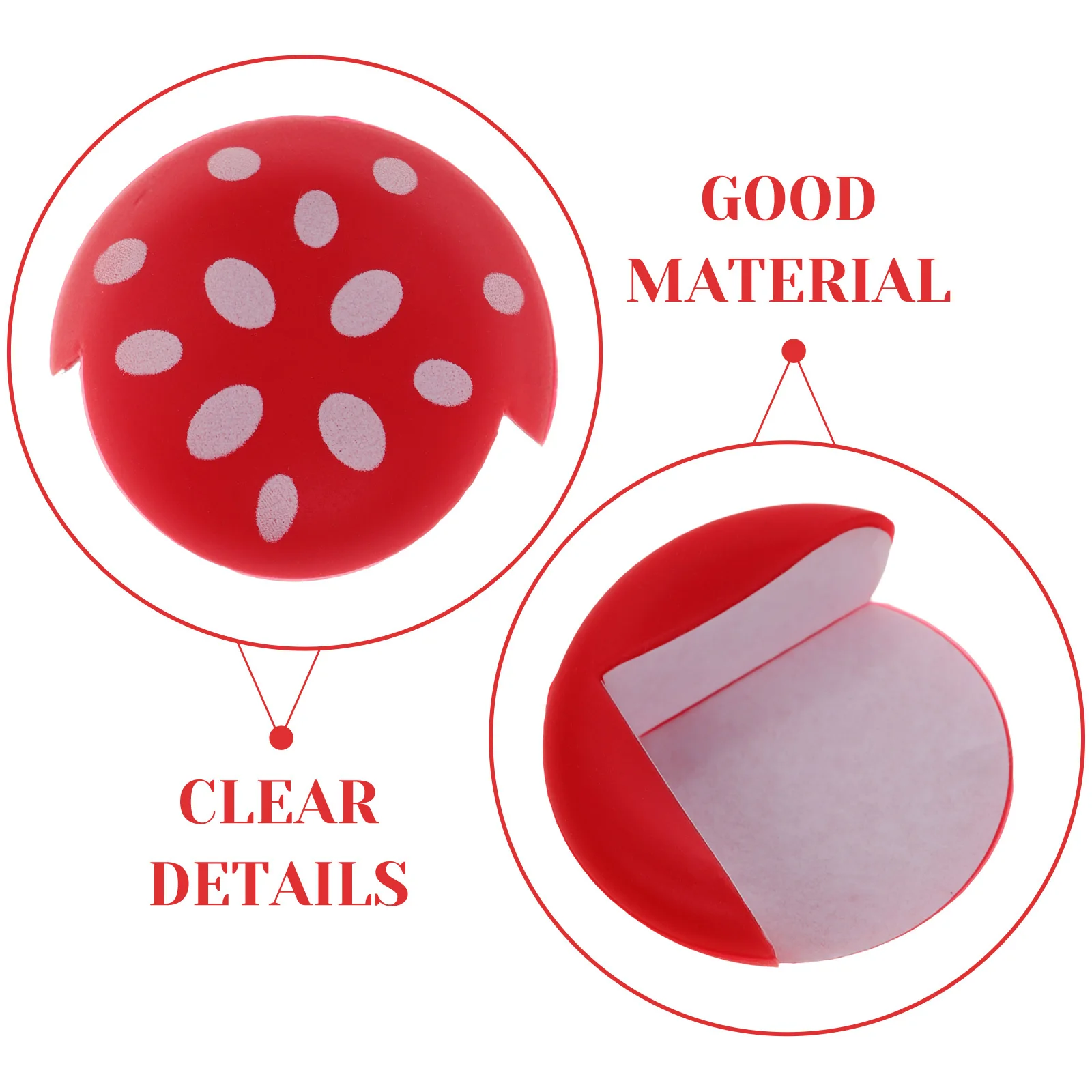 Protectores de esquina de silicona para niños, protectores de seguridad a prueba de bebés, cubiertas de esquina de mesa con diseño de setas gruesas, muebles para niños, 3 uds. - imagen 3