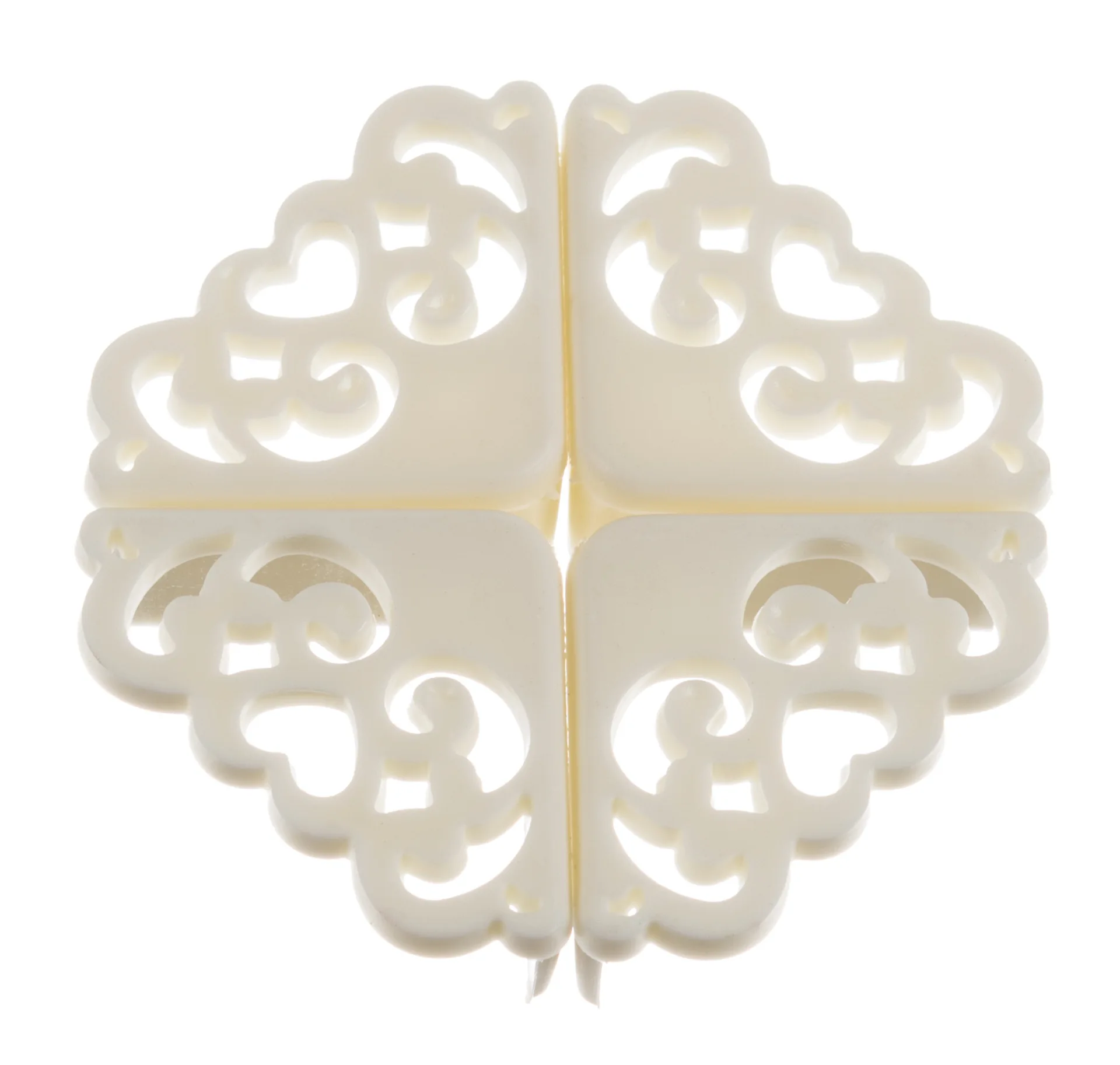 4Pcs White Love