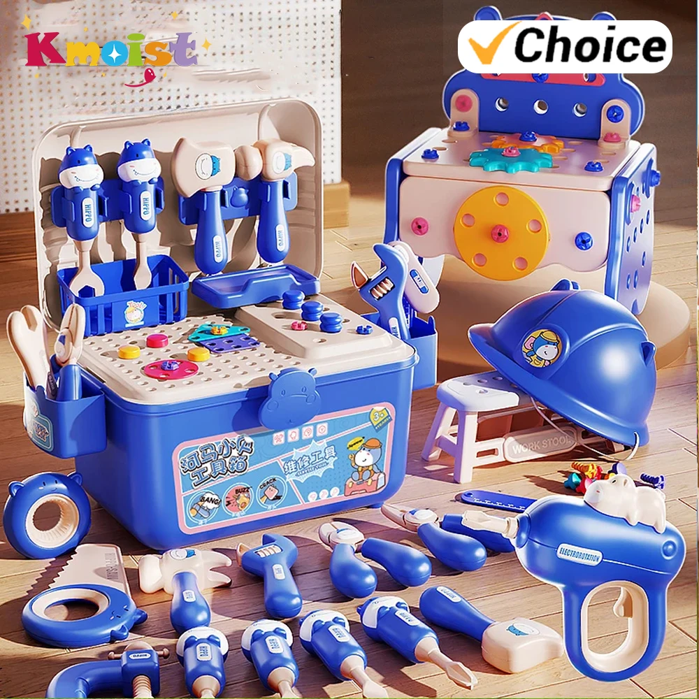 Caja de herramientas con taladro para niños – Juego educativo