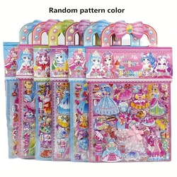 Juego de pegatinas 3D de princesa para niñas – Manualidades creativas