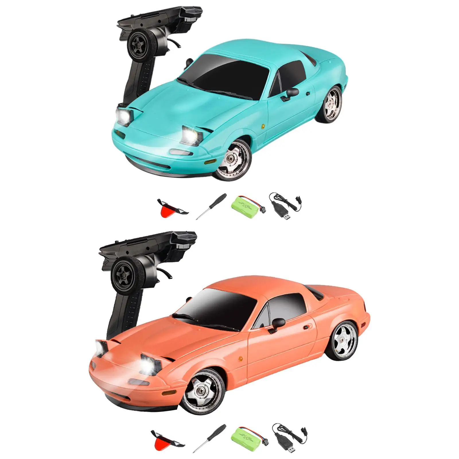 1:18 Scale RC Drift Tyre Car Model on Road Vehicle Sport Race Drift Sport Toy Car for Adults Kids Children Boys Girls Present