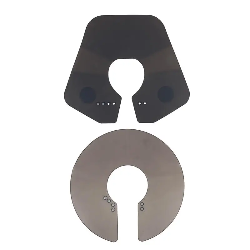 Hombrera plegable para peluquería, chal impermeable para teñir el cabello, antideslizante, fácil de limpiar, bufanda de corte de pelo de silicona reutilizable - imagen 3