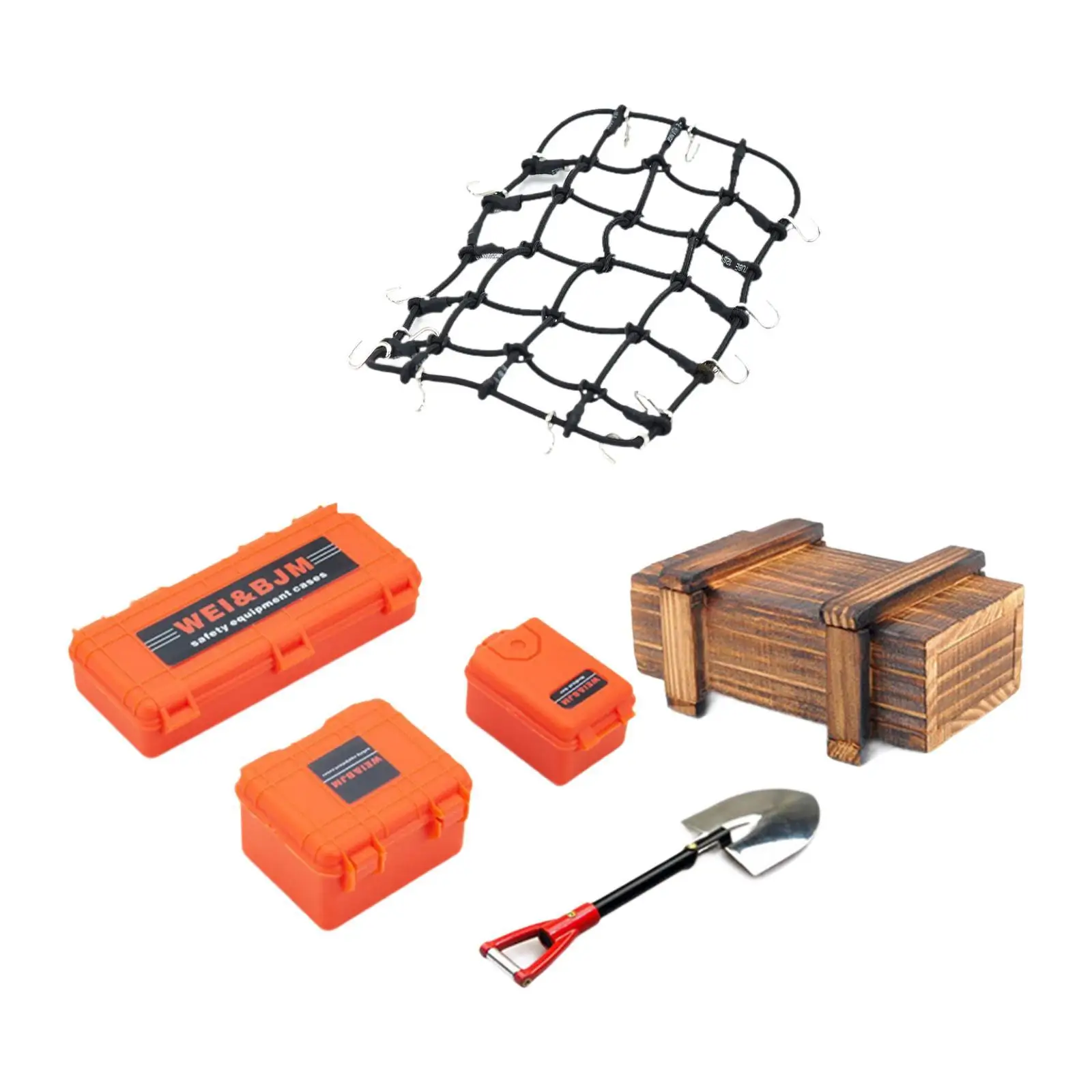 Decoración de techo de coche trepador de control remoto para actualización de oruga de control remoto 1/10 resistente para SCX10 - imagen 2