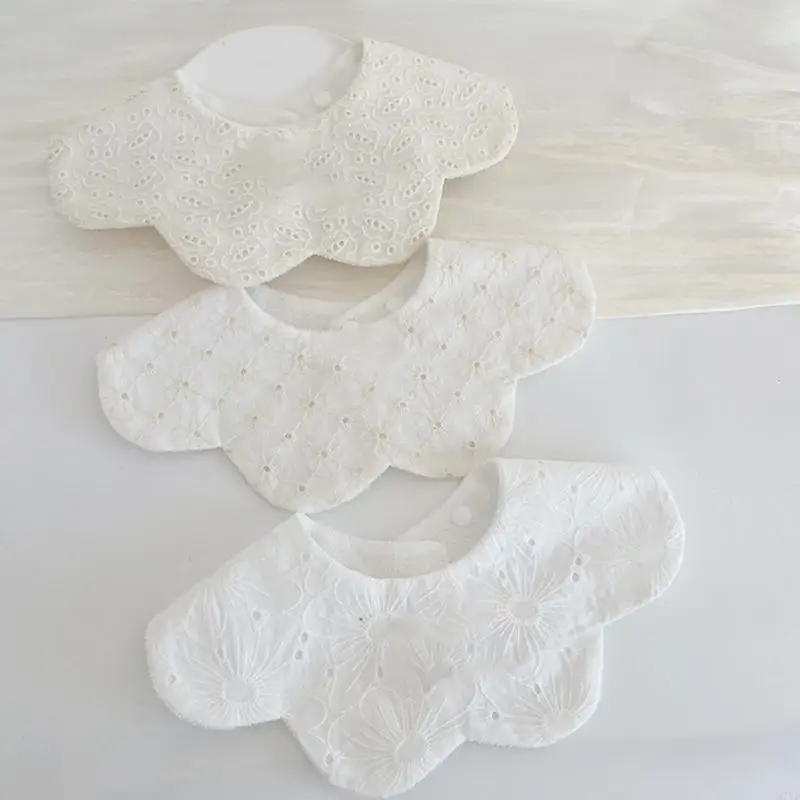 D7YD, toalla para Saliva para recién nacidos, babero para alimentar pétalos, babero para bebé, paños para eructar algodón,