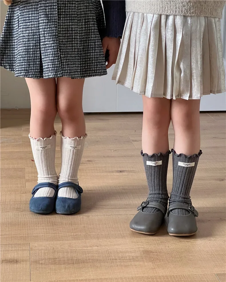 Calcetines con volante para niña – Algodón suave y transpirable - imagen 2