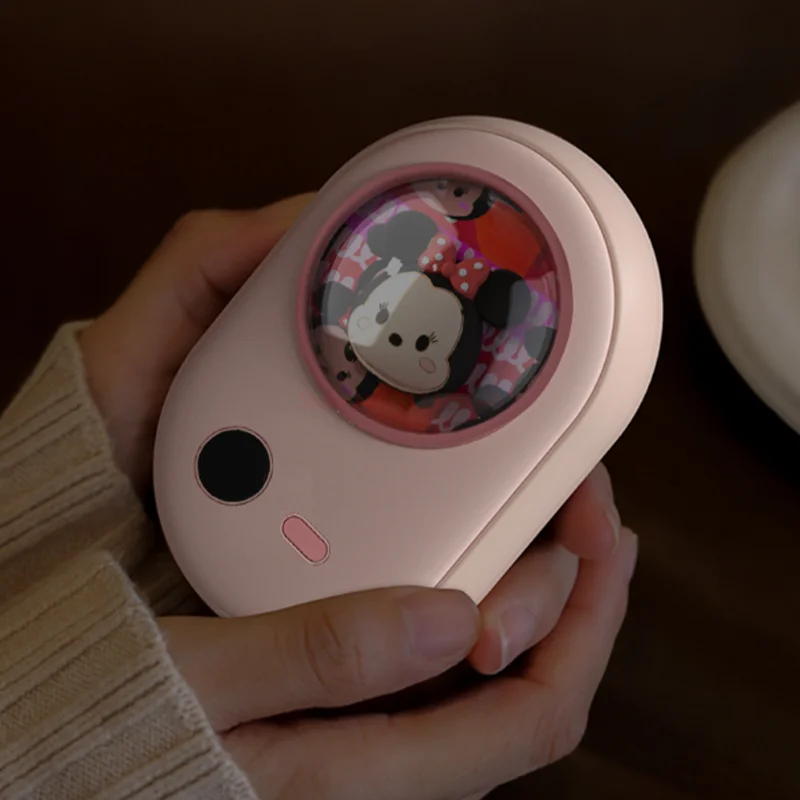 Calentador de manos de dibujos animados de Disney, Banco de energía portátil 2 en 1, Minnie Losto Winne, carga Usb cálida, regalo de Navidad para niños, Invierno - imagen 5