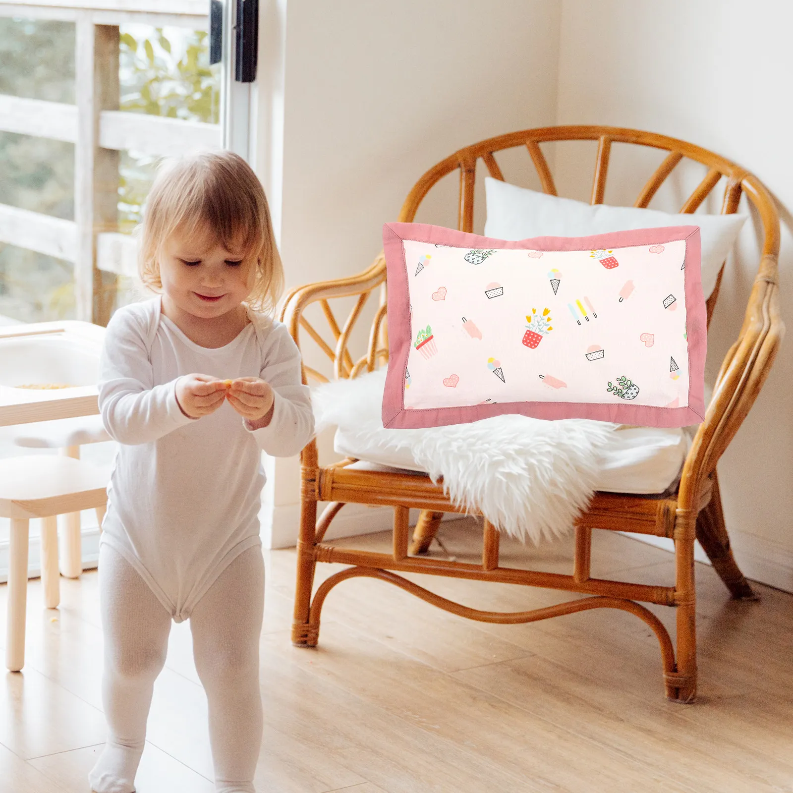 Funda almohada viaje niños diseño infantil algodón suave - imagen 5