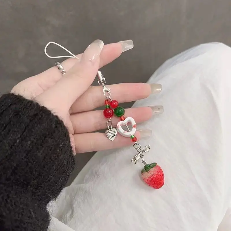 Cordón estético móvil con fresas y frutas encantadoras para niñas - imagen 3