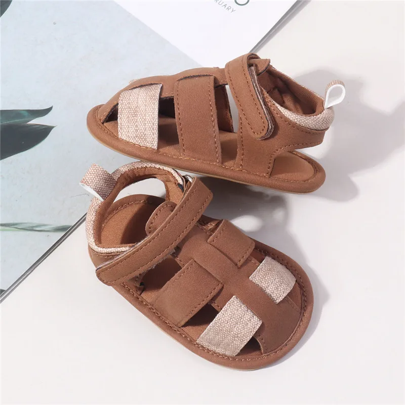 Zapatos de bebé transpirables a la moda, sandalias para niños, nuevas zapatillas de verano con suela de goma suave antideslizantes para niños pequeños, zapatos informales para caminar al aire libre - imagen 4