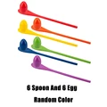 6 Spoon And 6 Egg