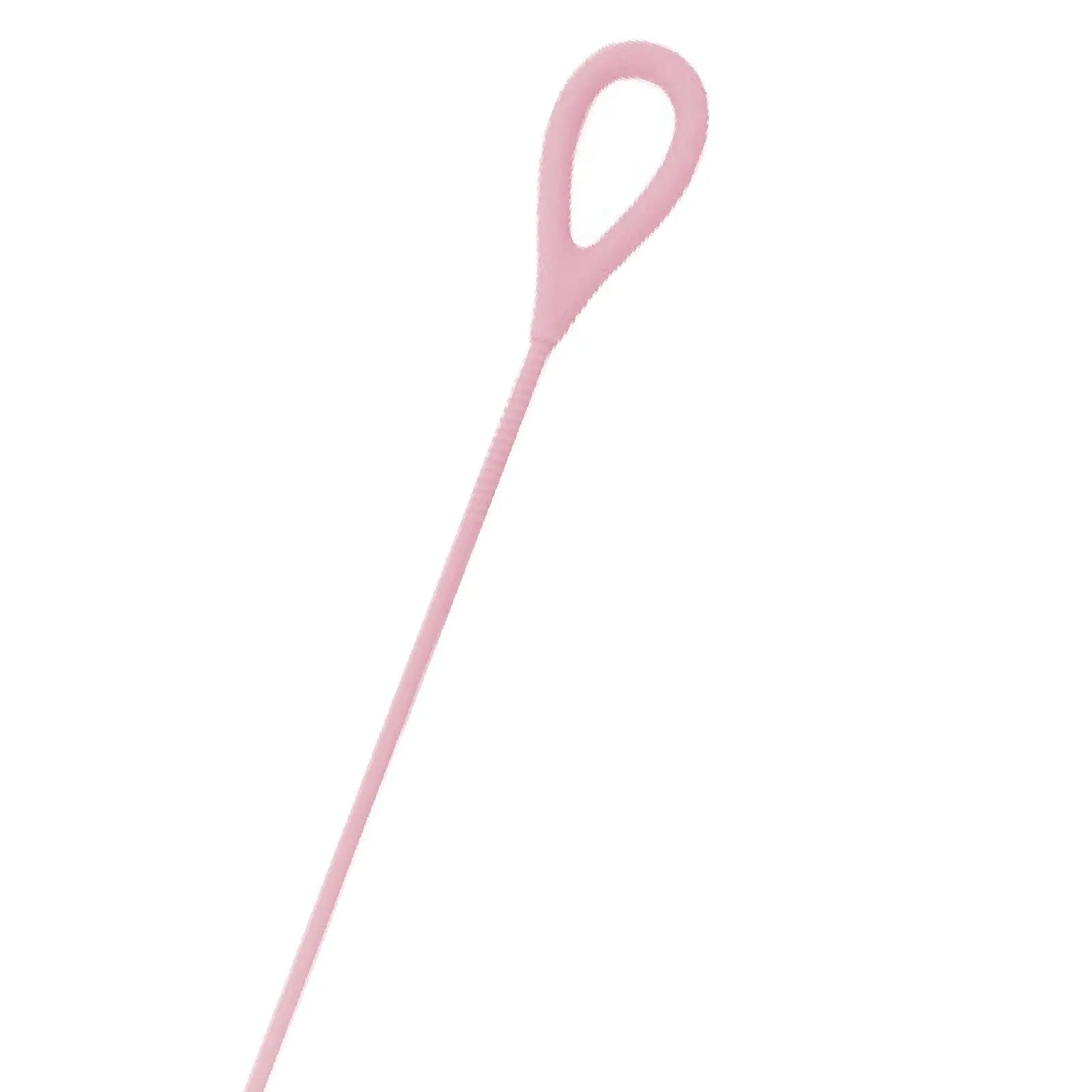 Cepillo limpiador de paja de silicona, limpieza multifunción reutilizable, cepillo largo portátil para botellas de silicona para tapa de bebida, bebida de viaje - imagen 5