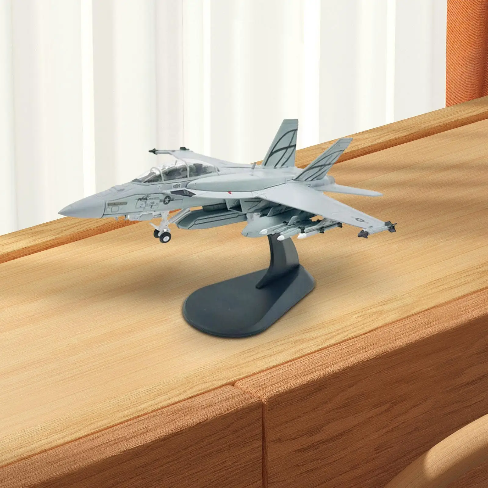 1/100 Scale F/A-18 Plane Alloy Fighter Collections Adults Gifts Display Stand