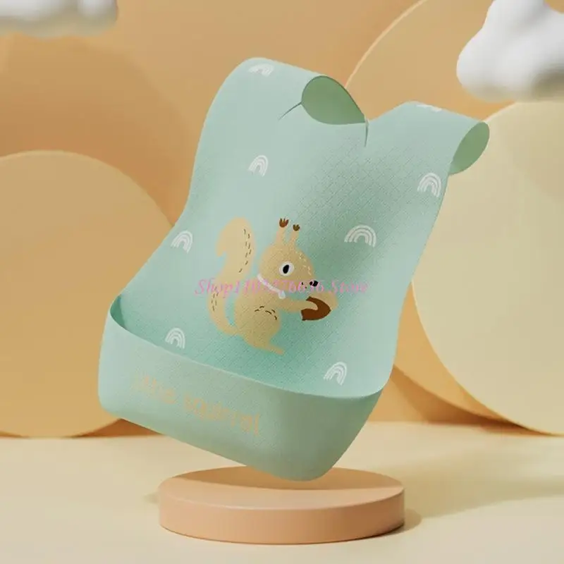 Baberos desechables de tela no tejida – Impermeables para bebé - imagen 3