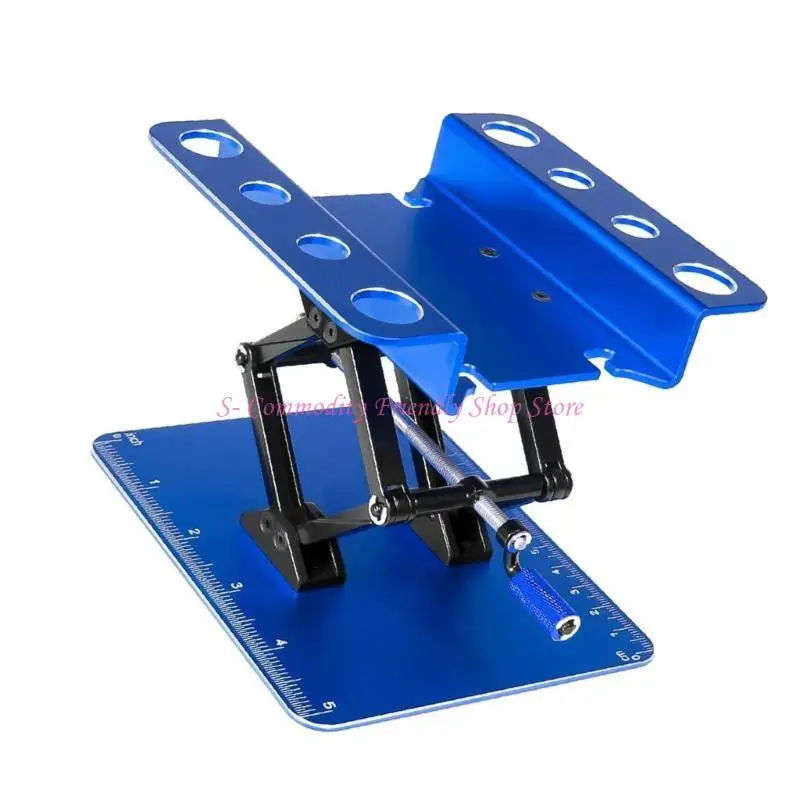 85AE SIMULADO COCHE METAL METAL STAND Reparación control remoto Modelo automóvil Modelo elevación automóviles