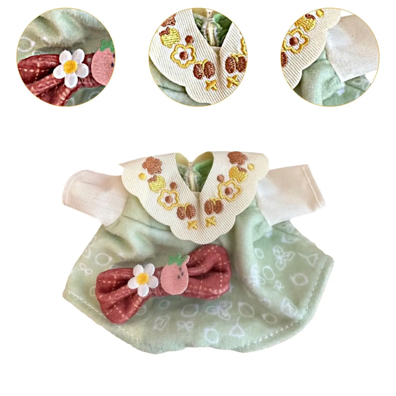 Doll Outifits for 15cm Doll Girl Doll Clothes Suit Dress up Doll Clothing