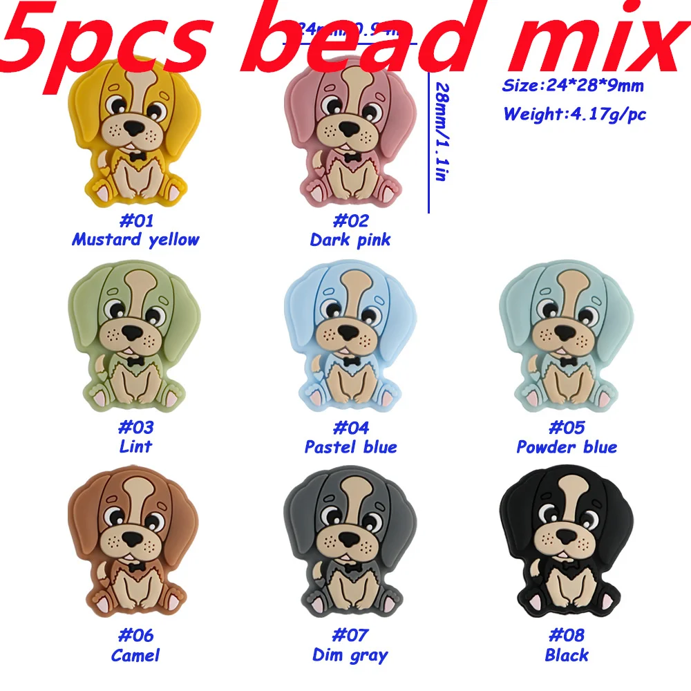 5pcs bead mix